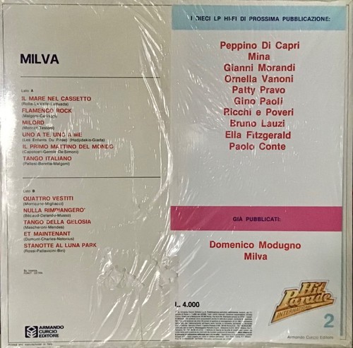 Milva raro 1982 - milva,
