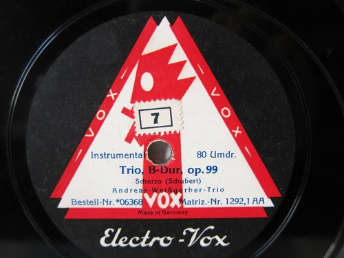 78rpm trio andreas weissgerber - trio,