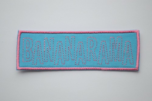 Bananarama embroidered band - bananarama,